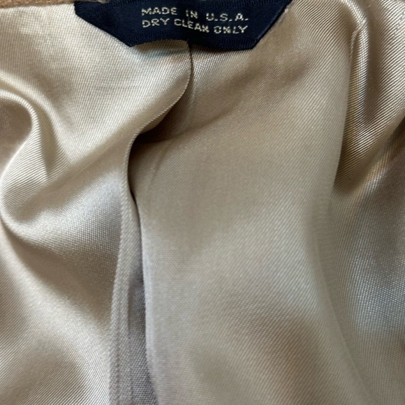 Size 40 tan Camel Hair collared blazer by Linden Clothes Lineberry’s sport coat - Picture 8 of 10